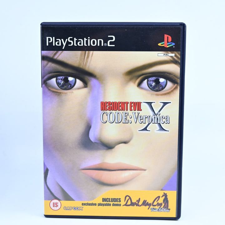 Resident Evil Code: Veronica X - Sony Playstation 2 / PS2 Game + Manual - PAL
