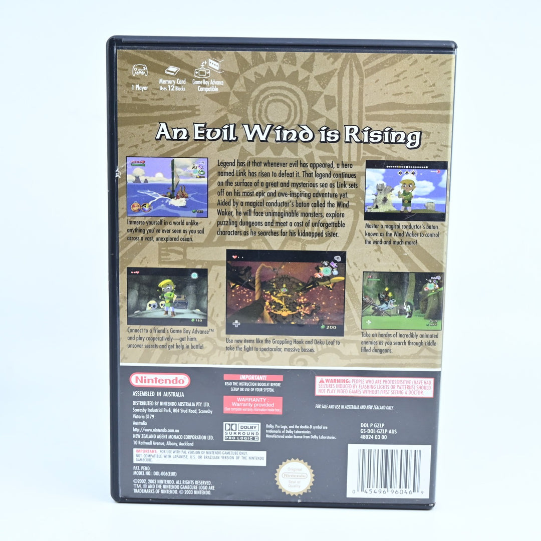 The Legend of Zelda: The Wind Waker + Manual - Nintendo Gamecube Game