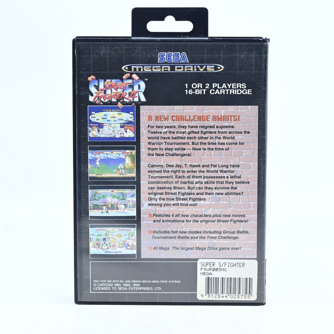 Super Street Fighter II 2 + Manual - Sega Mega Drive Game - PAL - FREE POST!