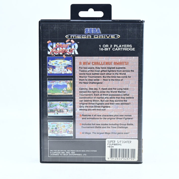 Super Street Fighter II 2 + Manual - Sega Mega Drive Game - PAL - FREE POST!