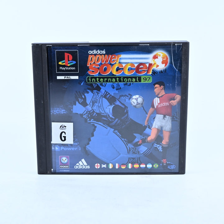Adidas Power Soccer International '97 - Sony Playstation 1 / PS1 Game + Manual