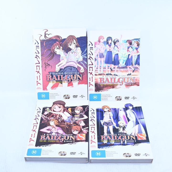 A Certain Scientific Railgun - Seasons 1 & 2 - Region 4 - Anime DVD