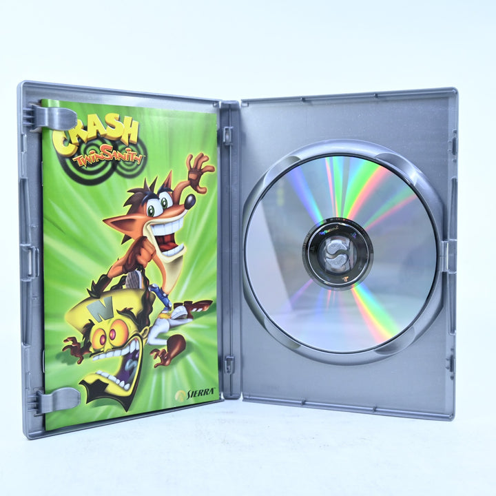 Crash Twinsanity - Sony Playstation 2 / PS2 Game + Manual - PAL - MINT DISC!