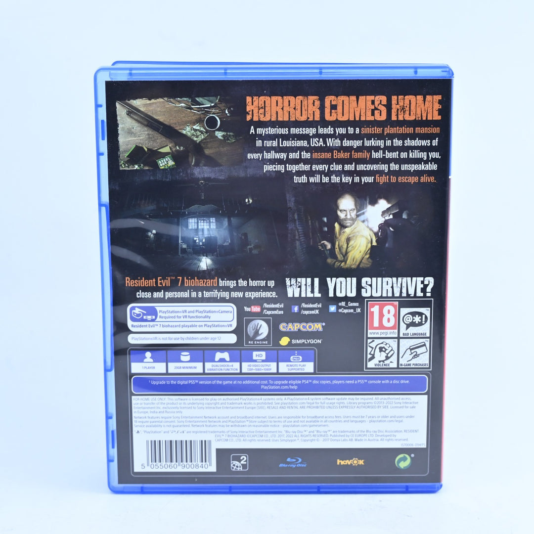 Resident Evil: Biohazard - Sony Playstation 4 / PS4 Game - FREE POST!