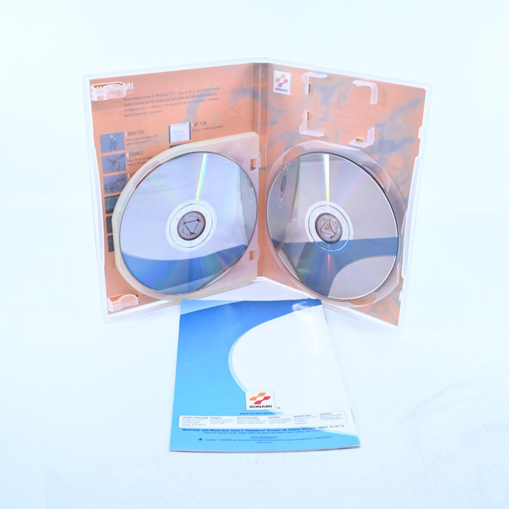 Metal Gear Solid 2: Substance - Sony Playstation 2 / PS2 Game + Manual - PAL