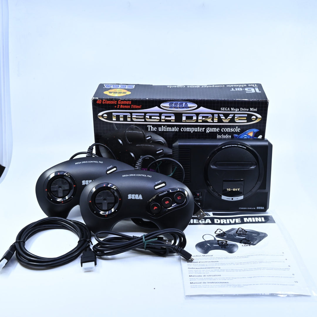 Mega Drive Mini - Sega Mega Drive Boxed Console - PAL - FREE POST!