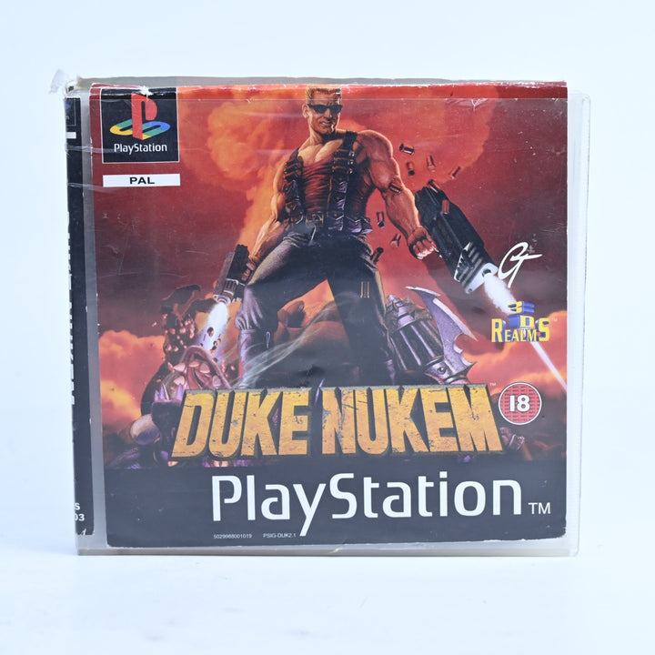 Duke Nukem - Sony Playstation 1 / PS1 Game + Manual - PAL - MINT DISC!