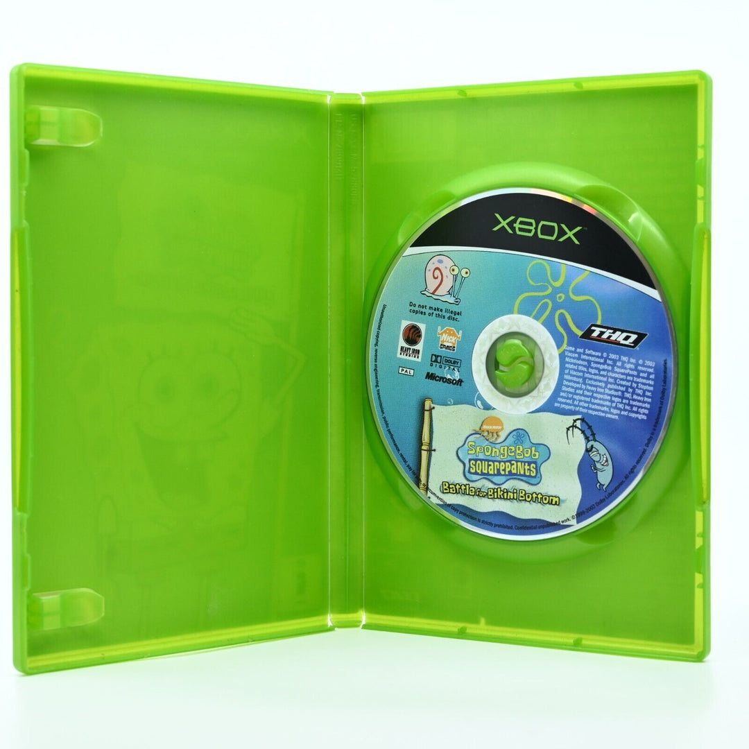 SpongeBob SquarePants: Battle for Bikini Bottom - NO MANUAL - Original Xbox Game