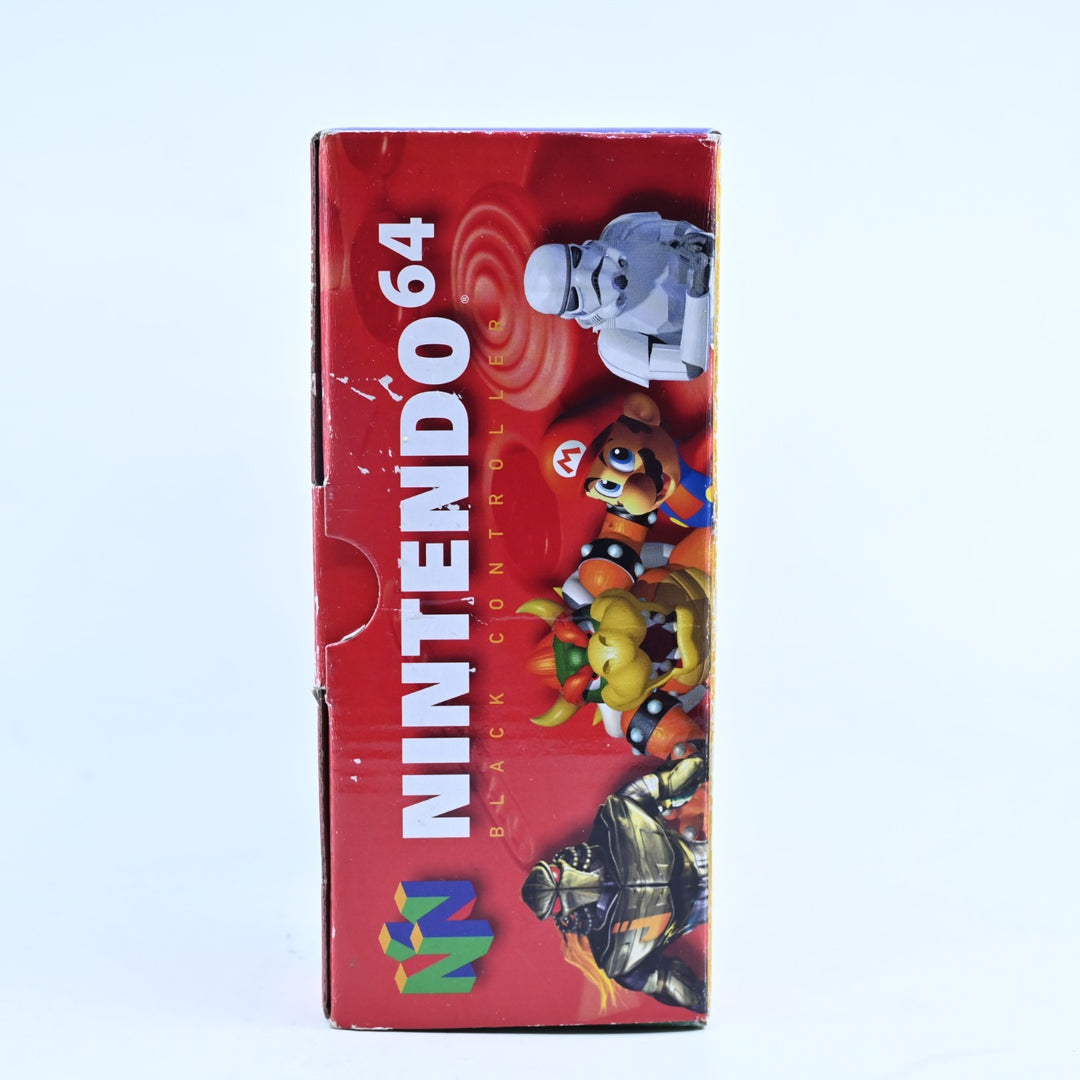 Solid Black Boxed Controller - N64 / Nintendo 64 Accessory - PAL - FREE POST!