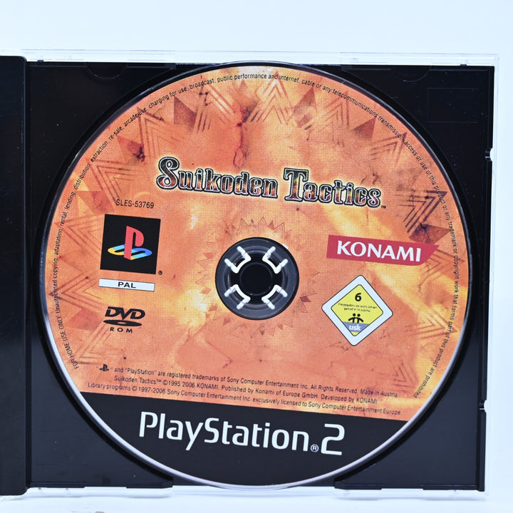 Suikoden Tactics - Sony Playstation 2 / PS2 Game - Disc Only - PAL - MINT DISC!