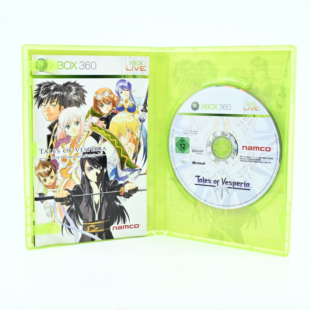 Tales of Vesperia - Xbox 360 Game + Manual - PAL - MINT DISC!