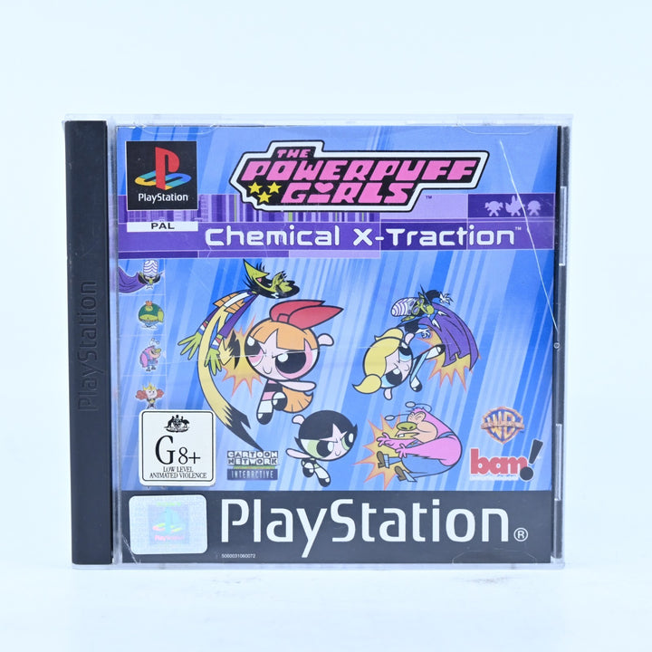 The PowerPuff Girls: Chemical X-traction - PS1 Game + Manual