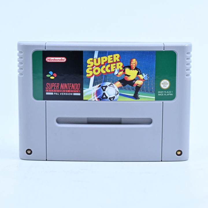 Super Soccer - Super Nintendo / SNES Game - PAL - FREE POST!