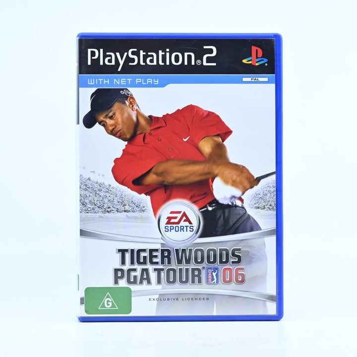 Tiger Woods PGA Tour 06 - Sony Playstation 2 / PS2 Game + Manual - PAL