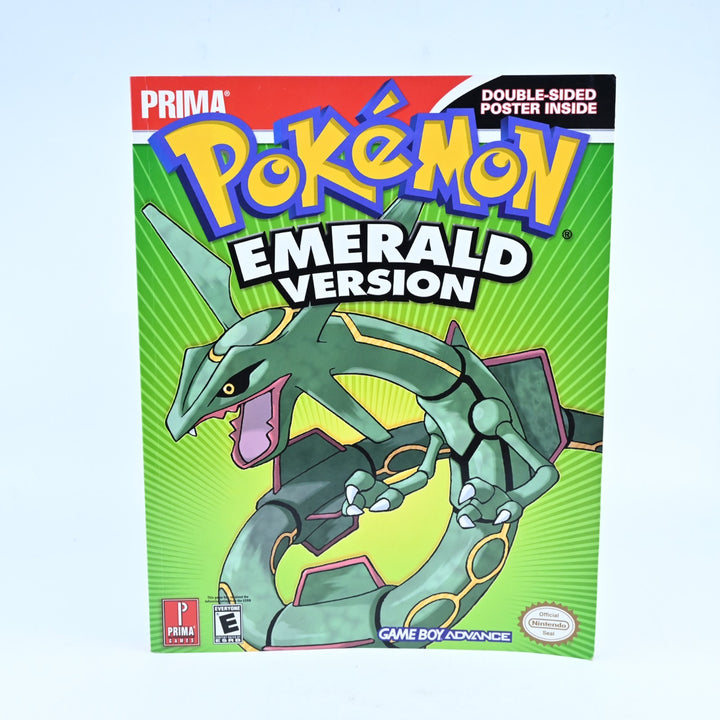 LIKE NEW! Pokemon Emerald Version Guide With Poster - Official Game Guide Prima