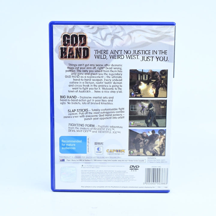 God Hand - Sony Playstation 2 / PS2 Game + Manual - PAL - MINT DISC!