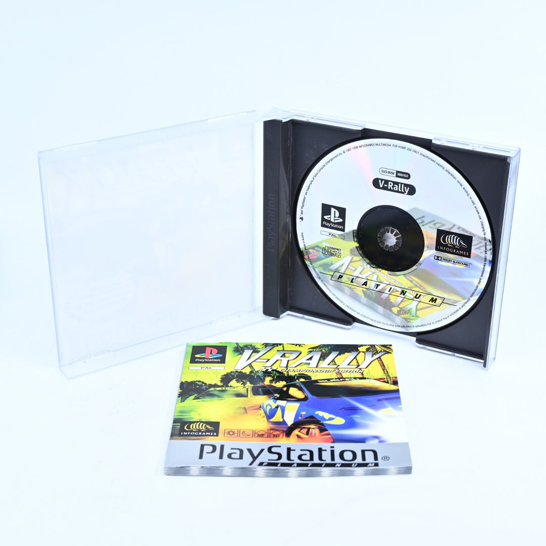 V-Rally: Championship Edition - Sony Playstation 1 / PS1 Game + Manual - PAL