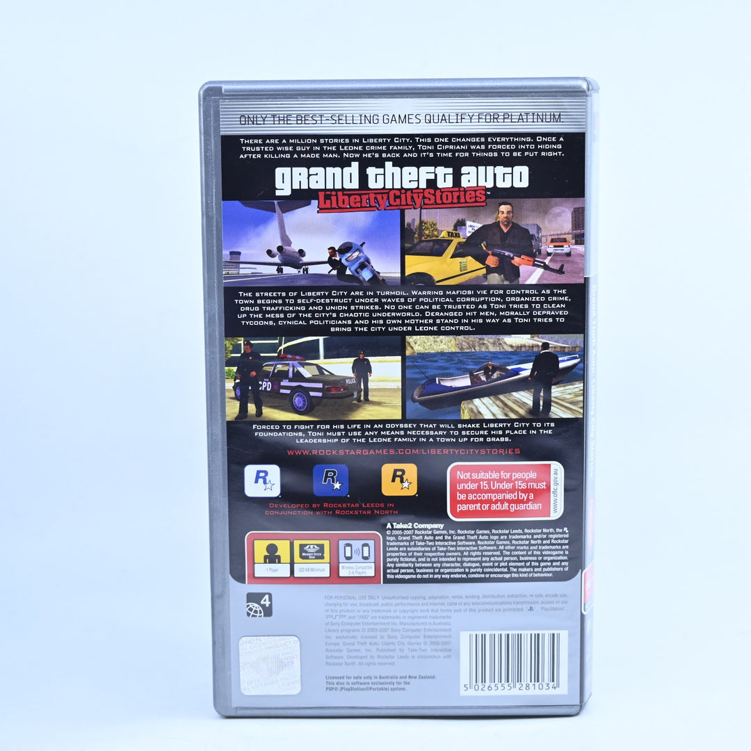 Grand Theft Auto: Liberty City Stories - Sony PSP Game - No Manual / No Map
