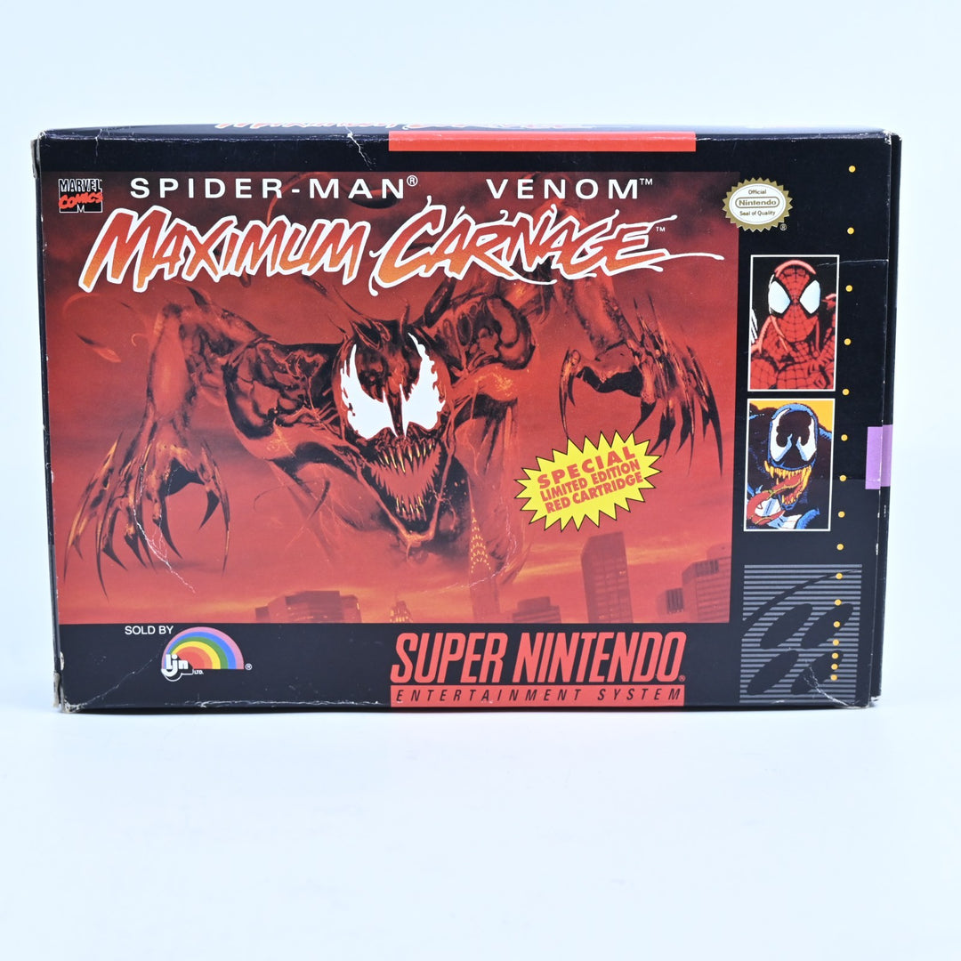 Spider-Man and Venom: Maximum Carnage - READ DESCRIPTION - SNES Accessory NTSC