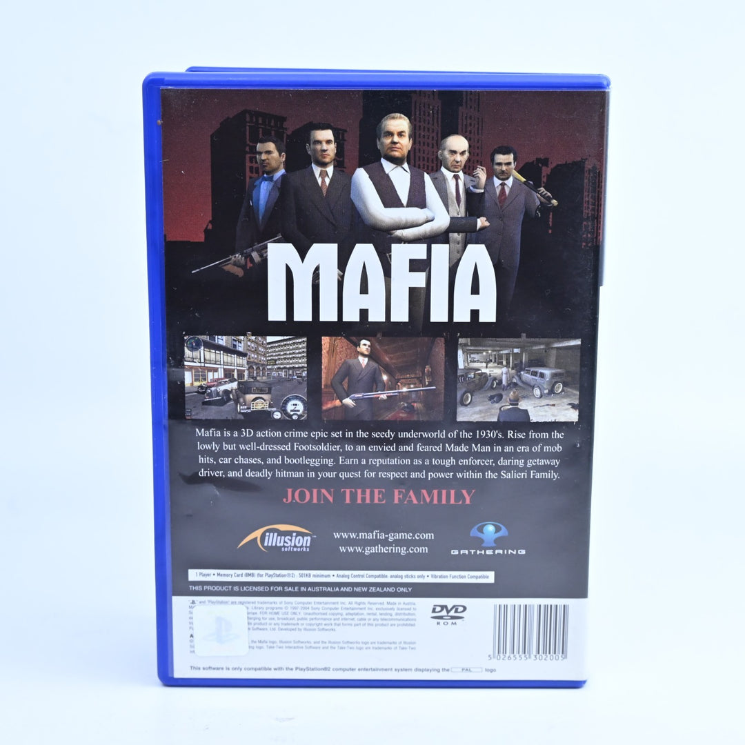 Mafia - Sony Playstation 2 / PS2 Game + Manual - PAL - MINT DISC!