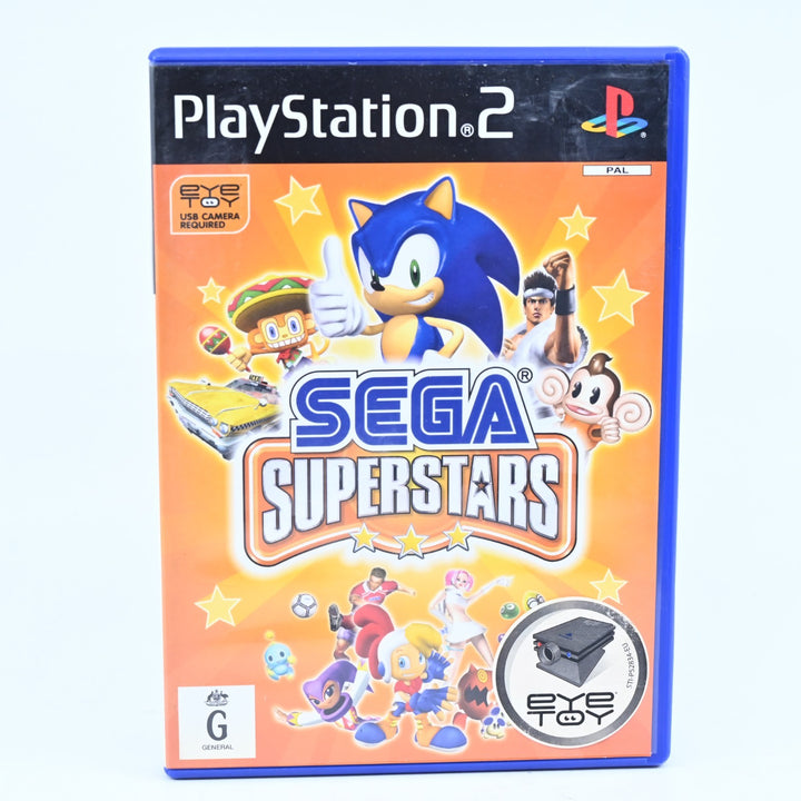 Sega Superstars - Sony Playstation 2 / PS2 Game + Manual - PAL - MINT DISC!