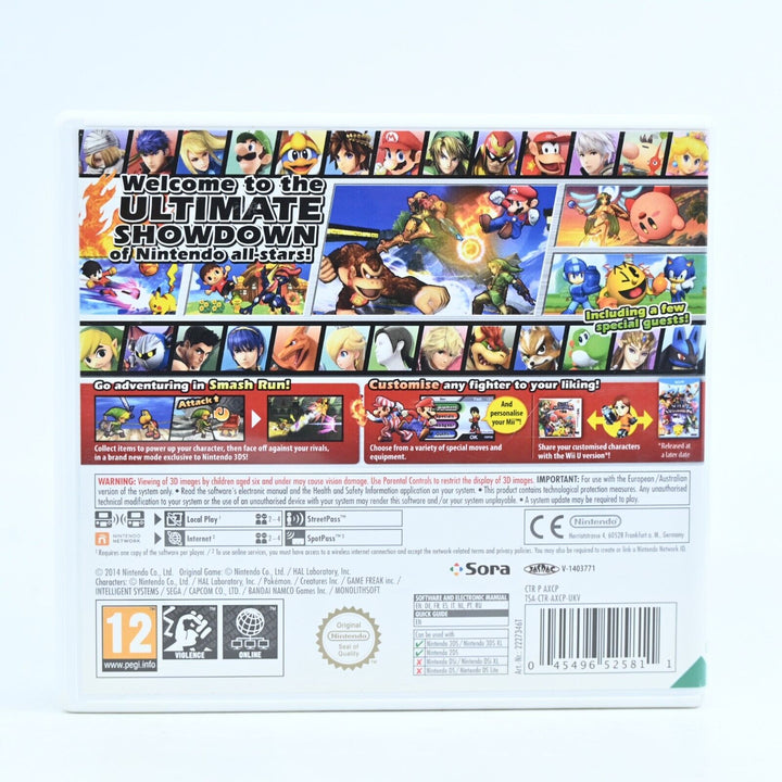 Super Smash Bros. - Nintendo 3DS Game - PAL - FREE POST!