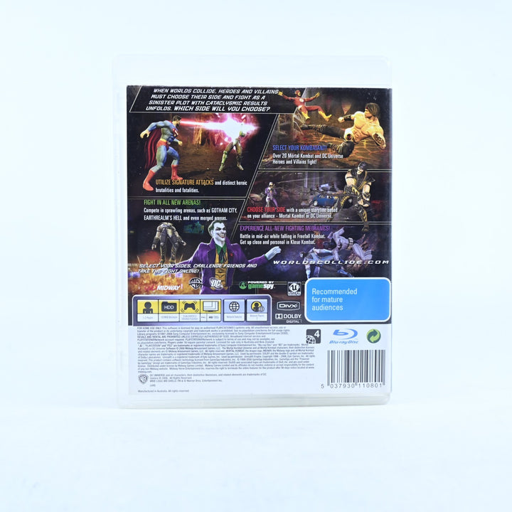 Mortal Kombat vs DC Universe  - Sony Playstation 3 / PS3 Game - No Manual