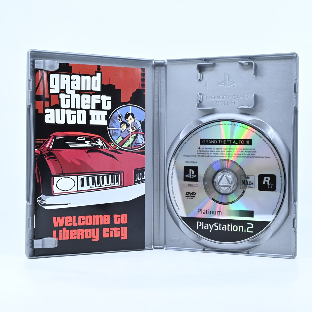Grand Theft Auto III 3 - Sony Playstation 2 / PS2 Game + Manual + Map - PAL