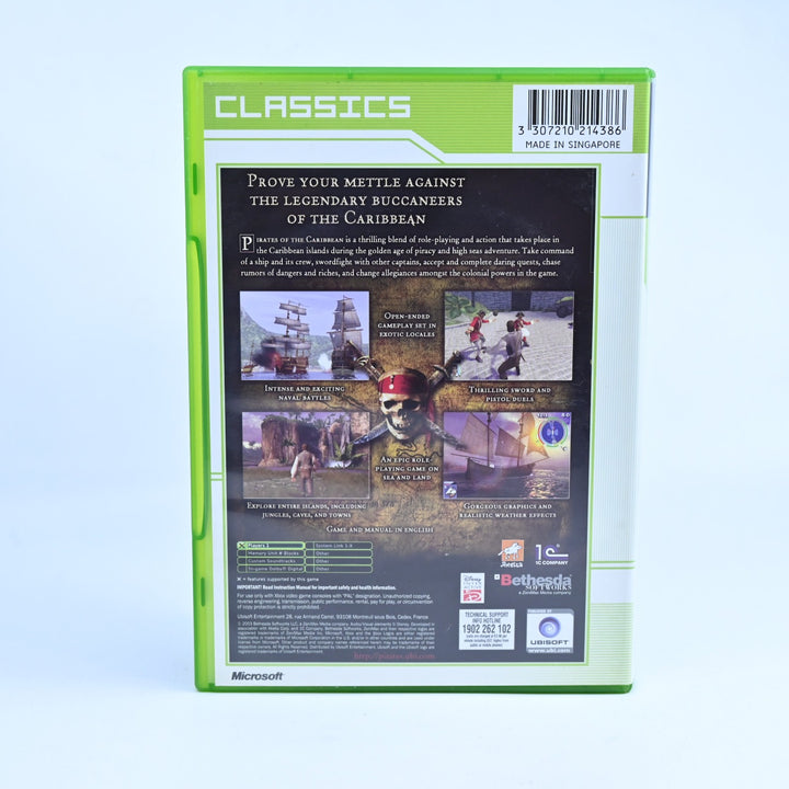Pirates Of The Caribbean - Original Xbox Game + Manual - PAL - MINT DISC!