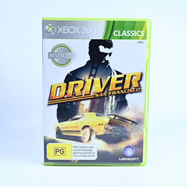 Driver San Francisco - Xbox 360 Game + Manual - PAL - MINT DISC!