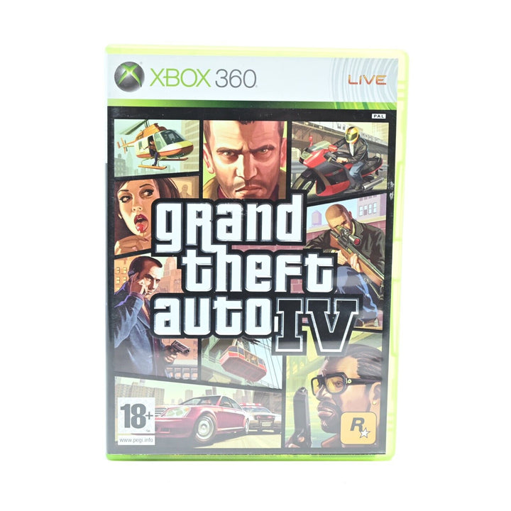 Grand Theft Auto IV 4 - Xbox 360 Game + Manual + Map - PAL - FREE POST!