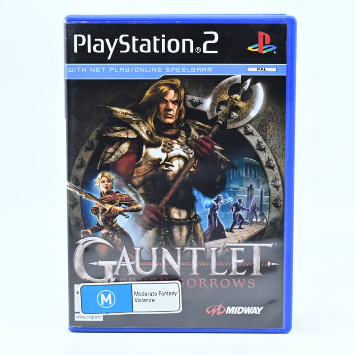Gauntlet Seven Sorrows - Sony Playstation 2 / PS2 Game + Manual - PAL