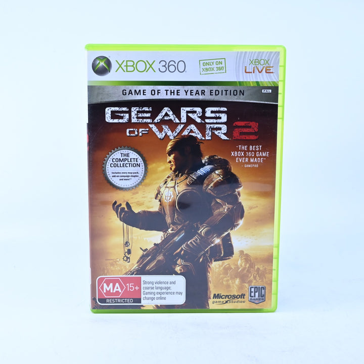 Gears of War 2 - Game of the Year Edition - Xbox 360 Game + Manual - PAL
