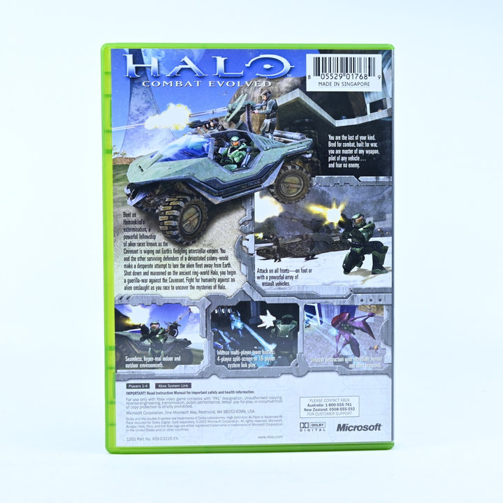 Halo: Combat Evolved - Original Xbox Game + Manual - PAL - MINT DISC!