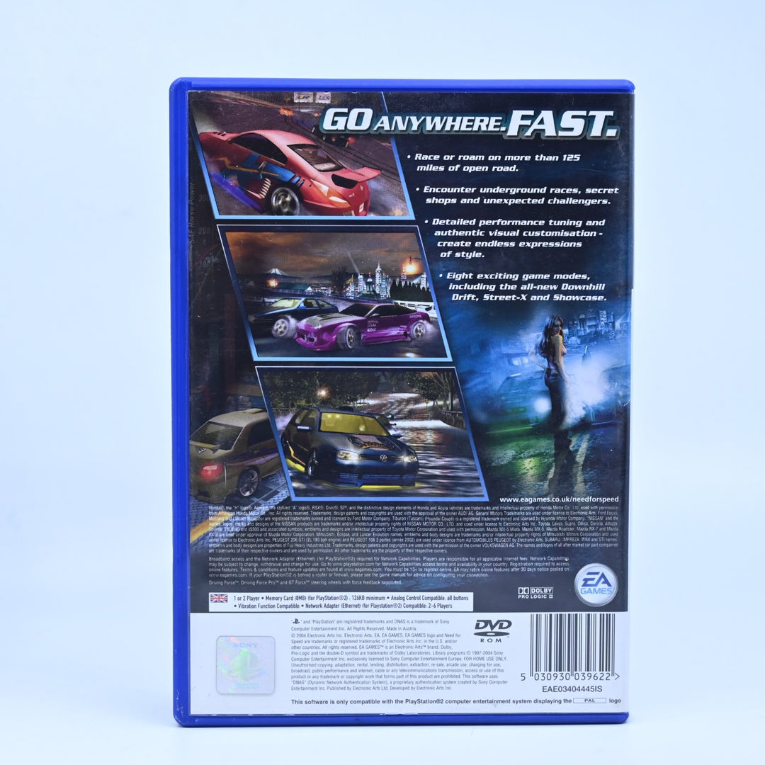 Need for Speed: Underground 2 - Sony Playstation 2 / PS2 Game + Manual - PAL