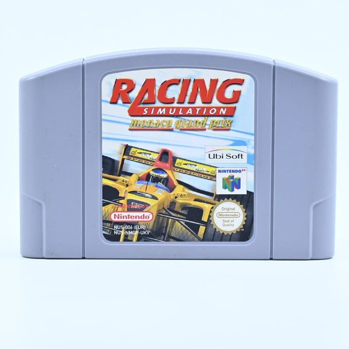 Monaco Grand Prix: Racing Simulation - N64 / Nintendo 64 Game - PAL - FREE POST!