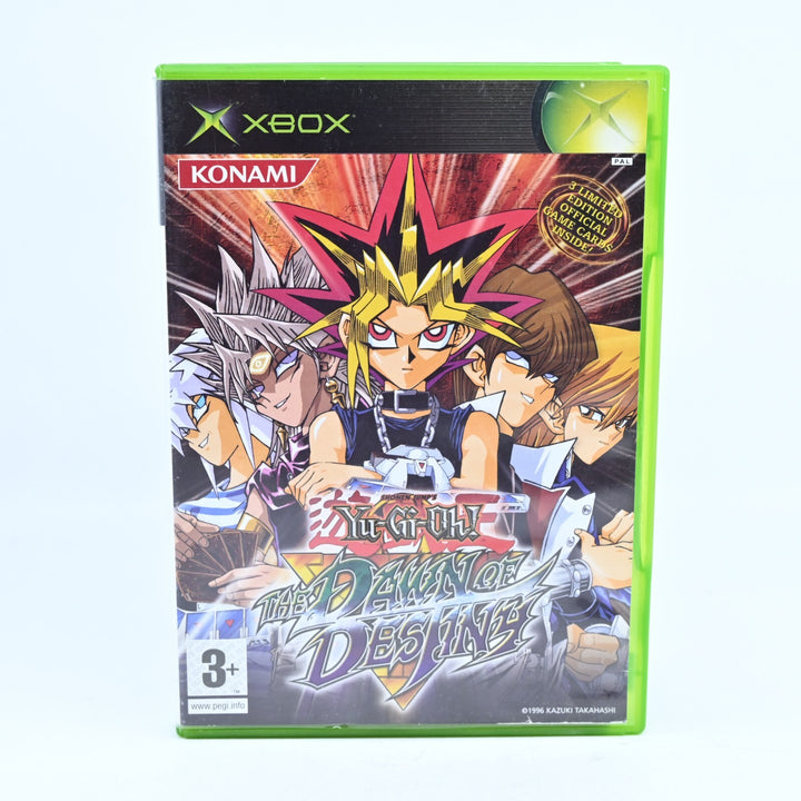 Yu-Gi-Oh! The Dawn of Destiny - Original Xbox Game + Manual - NO CARDS - PAL