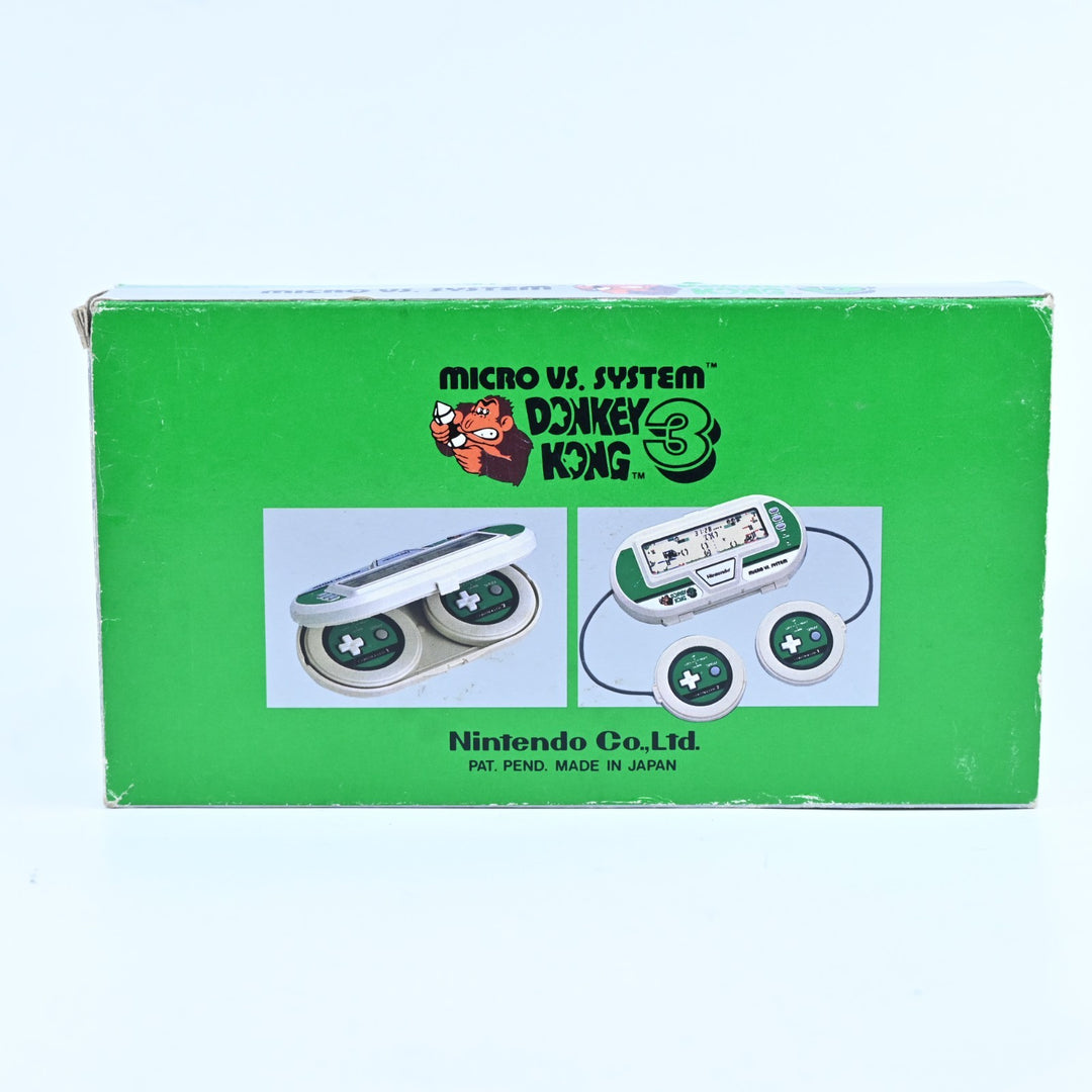 Donkey Kong 3 - AK-302 - Micro Vs. System - Nintendo Game & Watch Boxed Console
