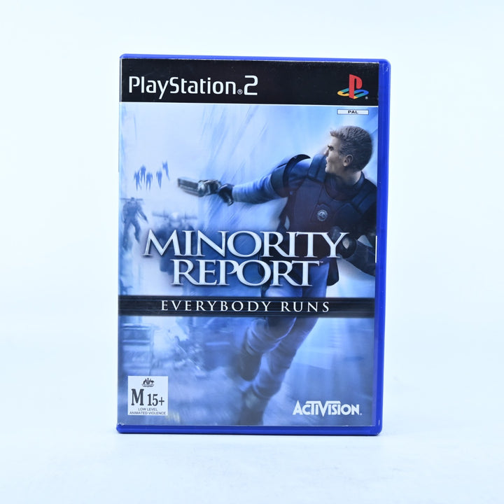Minority Report - Sony Playstation 2 / PS2 Game + Manual - PAL - MINT DISC!