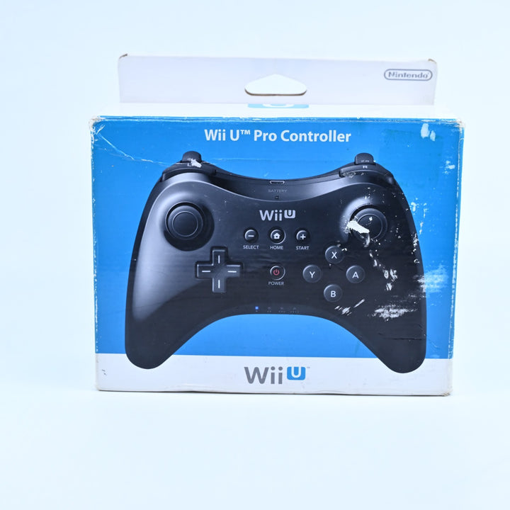 Boxed Black Wii U Pro Controller - Nintendo Wii U Accessory - FREE POST!