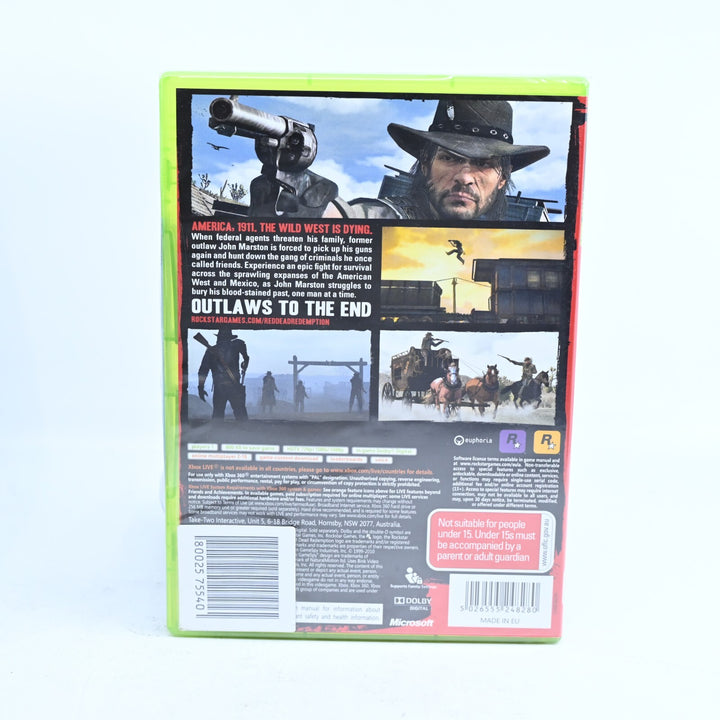 SEALED! Red Dead Redemption - Xbox 360 Game + Manual - PAL - MINT DISC!