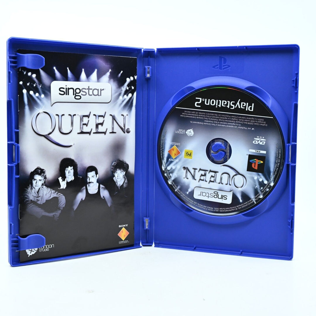 SingStar Queen - Sony Playstation 2 / PS2 Game + Manual - PAL - MINT DISC!