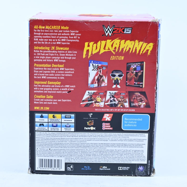 WWE 2K15 Hulkamania Edition - Sony Playstation 4 / PS4 Game - MINT DISC!