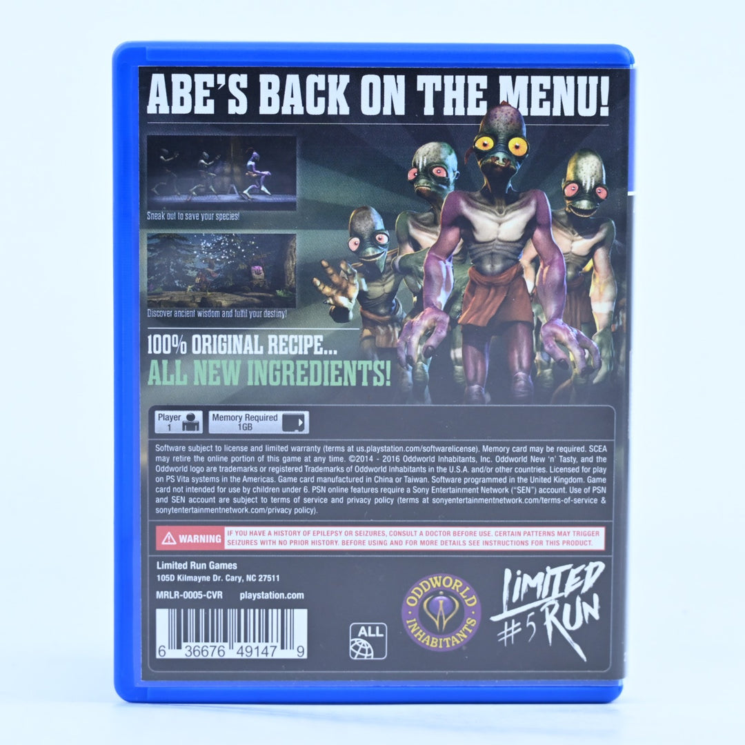 Oddworld: New 'n' Tasty! Limited Edition - LR-V03 - Sony PS Vita Game