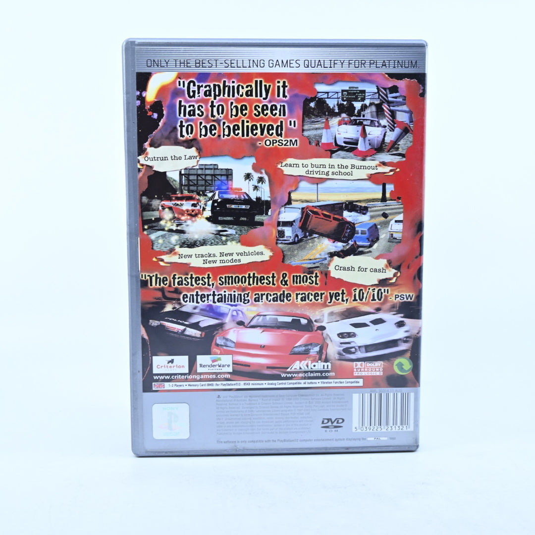 Burnout 2: Point of Impact - Sony Playstation 2 / PS2 Game + Manual - PAL
