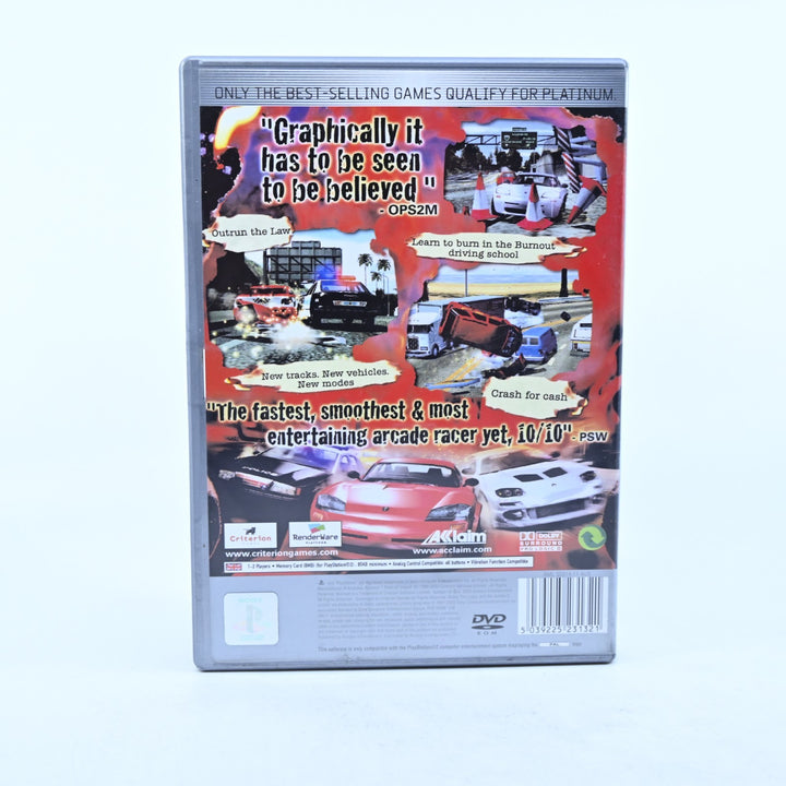 Burnout 2: Point of Impact - Sony Playstation 2 / PS2 Game + Manual - PAL