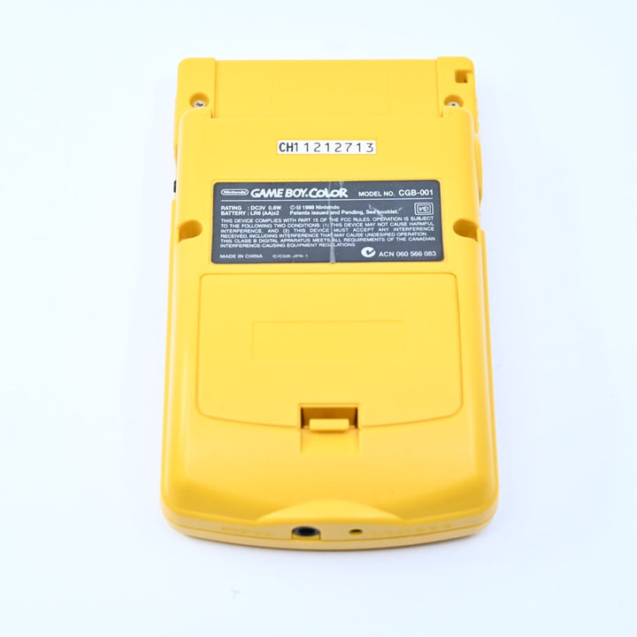 Dandelion Yellow Nintendo Gameboy Color Boxed Console - AUS PAL - Holo Label