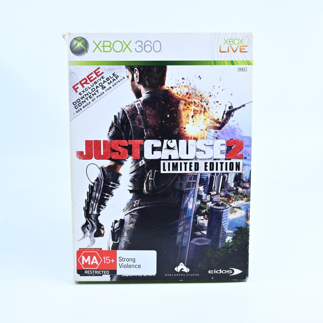 Just Cause 2 - Limited Edition - Xbox 360 Game + Manual - PAL - MINT DISC!