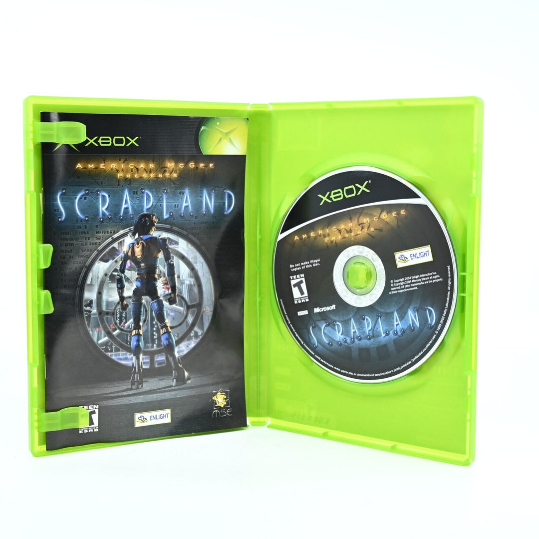 American McGee Presents: Scrapland - Original Xbox Game + Manual - NTSC