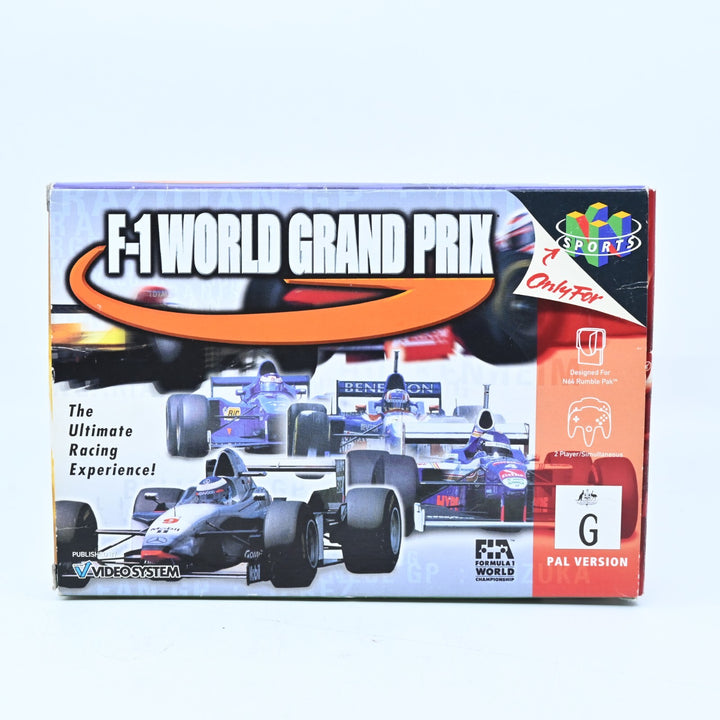 F-1 World Grand Prix - N64 / Nintendo 64 Boxed Game - PAL - FREE POST!